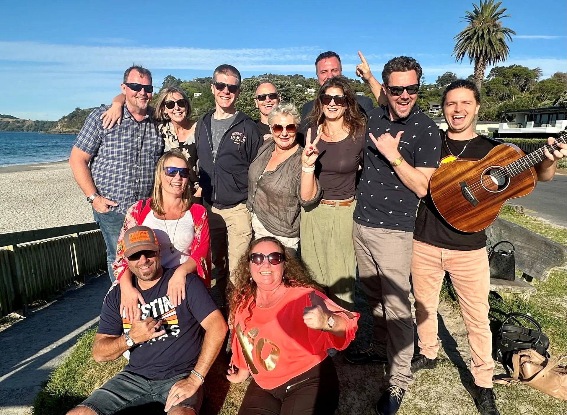 Waikato Specialist Centre team on a trip to Waiheke Island